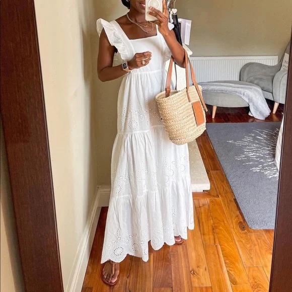 Cotton embroidery dress bloggers fav - Picture 10 of 15